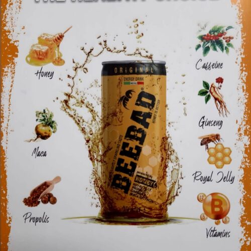 Beebad flyer retro