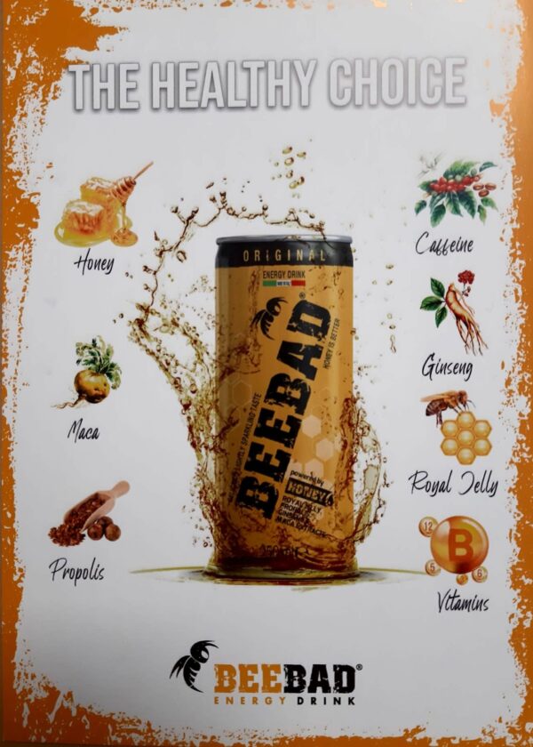 Beebad flyer retro Beebad flyer retro